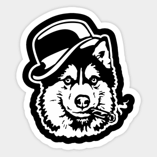 Siberian Husky Troublemaker Sticker